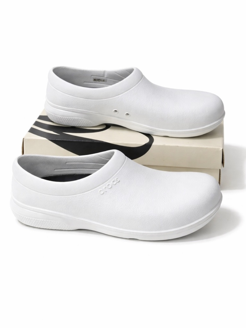 Crocs Specialist White Clogs Non Slip Nurse Work Shoes Size 9/11